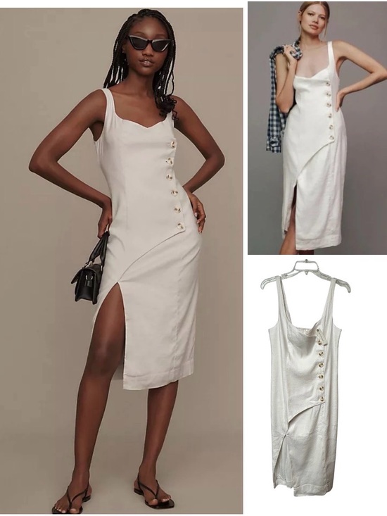 Anthropologie Dresses & Skirts - Anthropologie NWT Linen blend dress